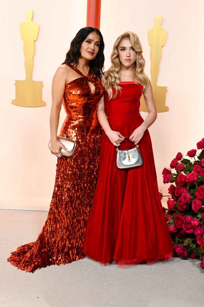 Salma Hayek and Daughter Valentina Paloma Pinault at the 2023 Oscars