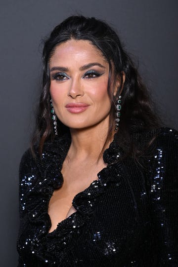 salma hayek 2023 "kering women in motion award" arrivals the 76th annual cannes film festival