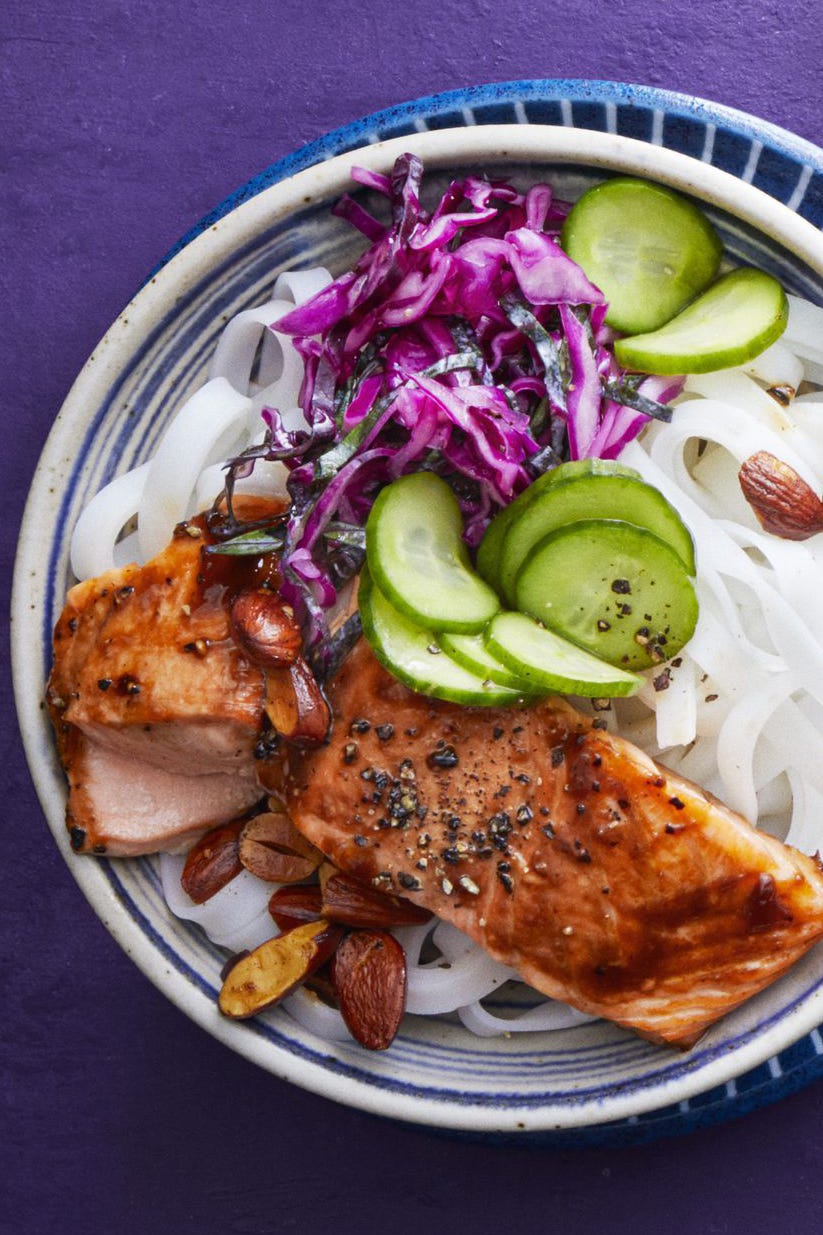 Salmon Noodle Bowl 