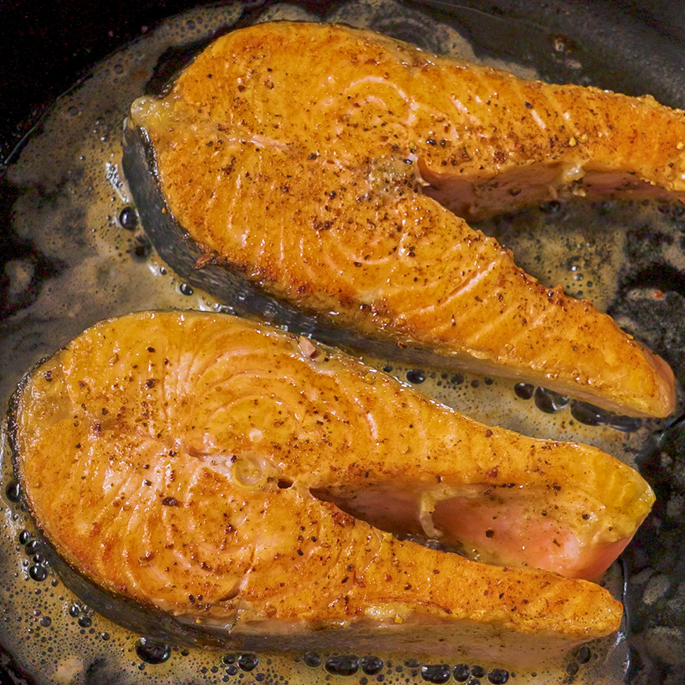 salmon steaks