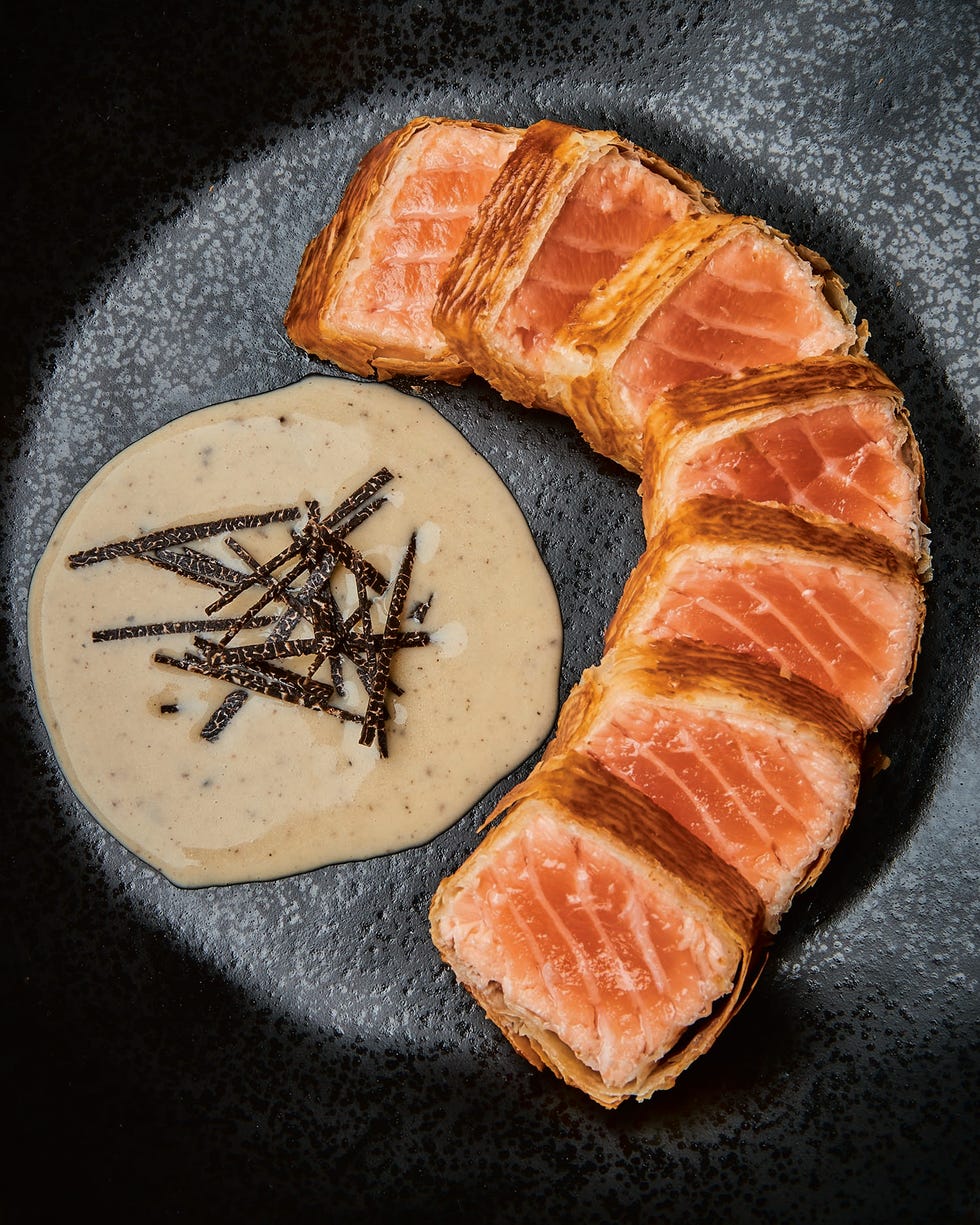 salmon strudel