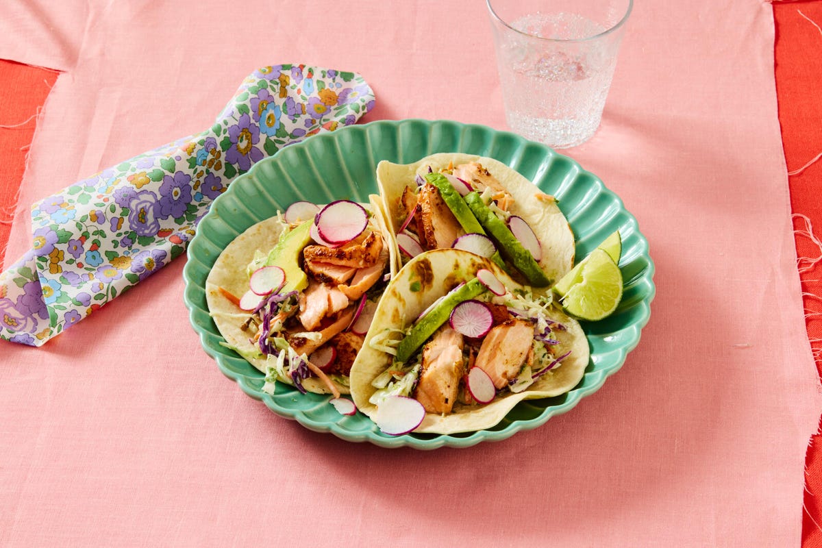 Salmon Tacos [www.thepioneerwoman.com]