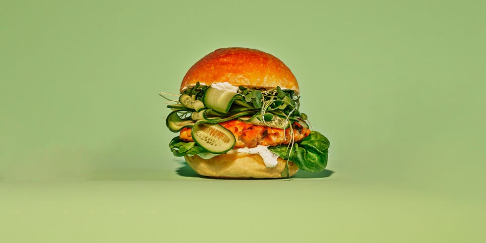 salmon burger