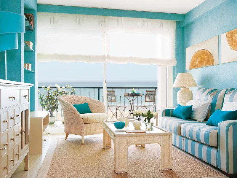 Blue, Green, Room, Interior design, Wall, Floor, Furniture, Property, Living room, Home, 