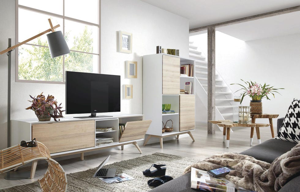 Consumo eficiente: Salón actual con TV