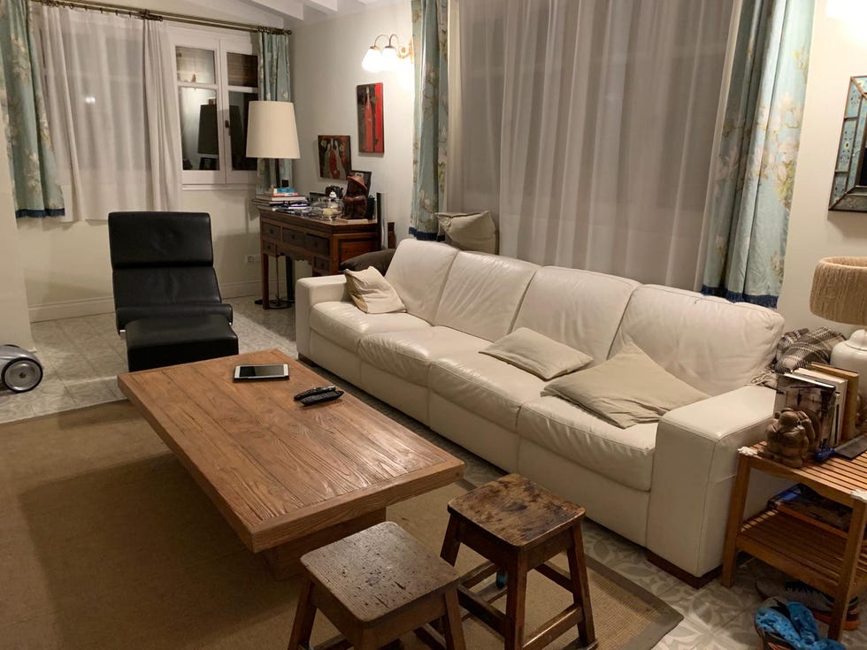 salón antes del proyecto de decoración