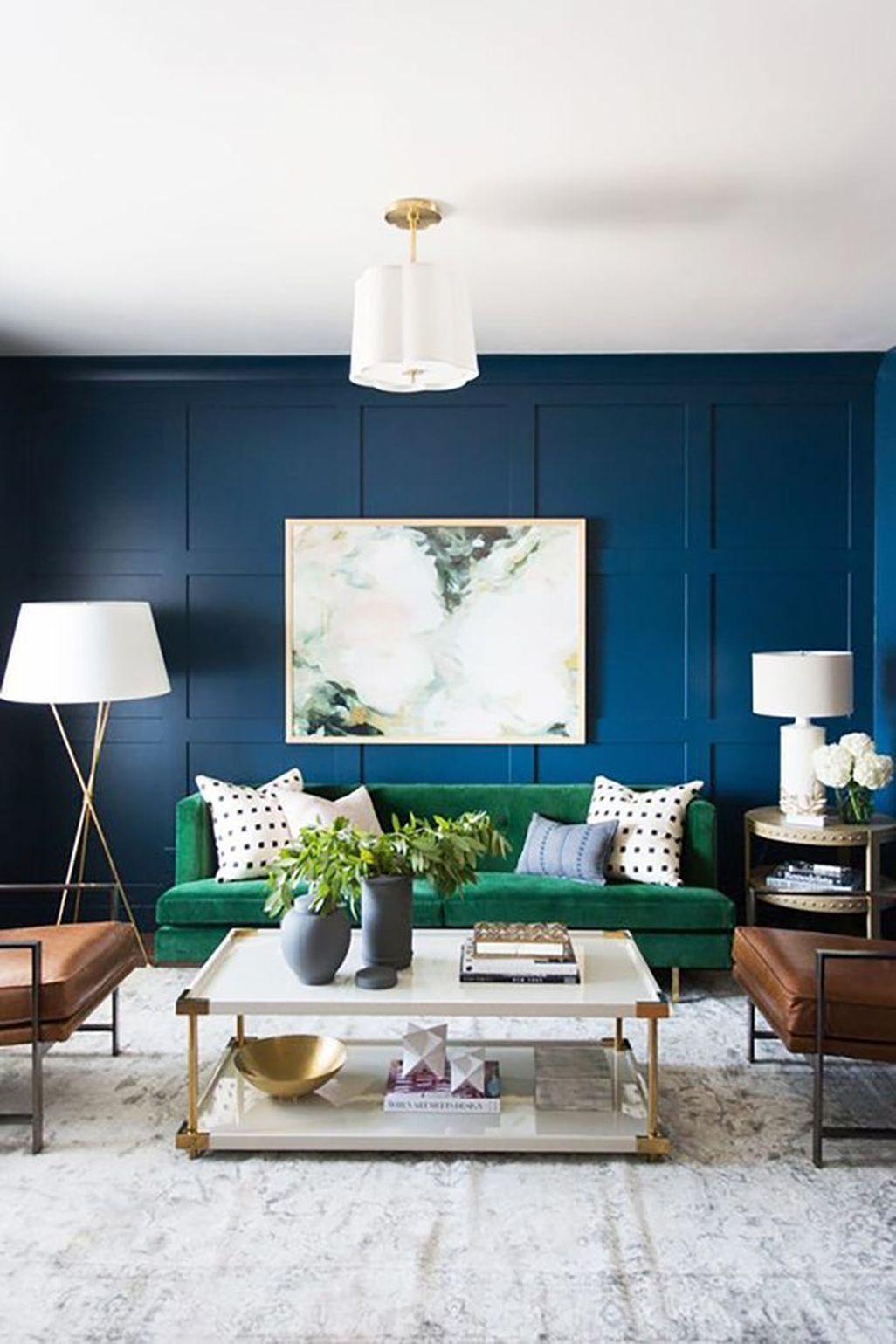 Decora tu salón con cromática azules para alargar el verano