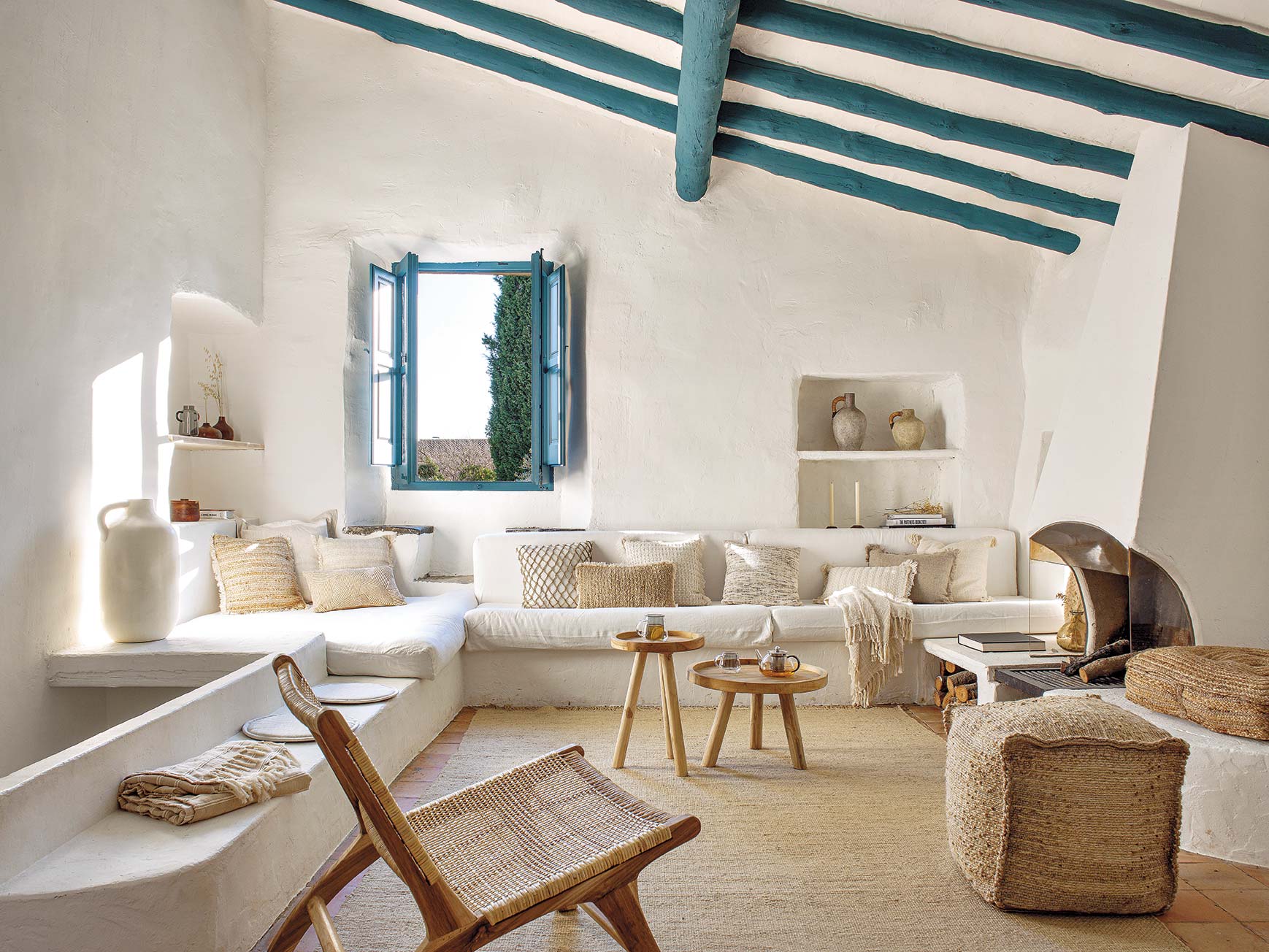 salón fresco de verano