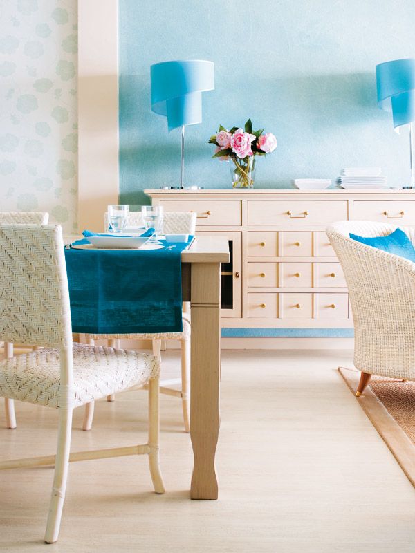 Furniture, Blue, Room, Turquoise, Table, Aqua, Interior design, Product, Floor, Tile, 