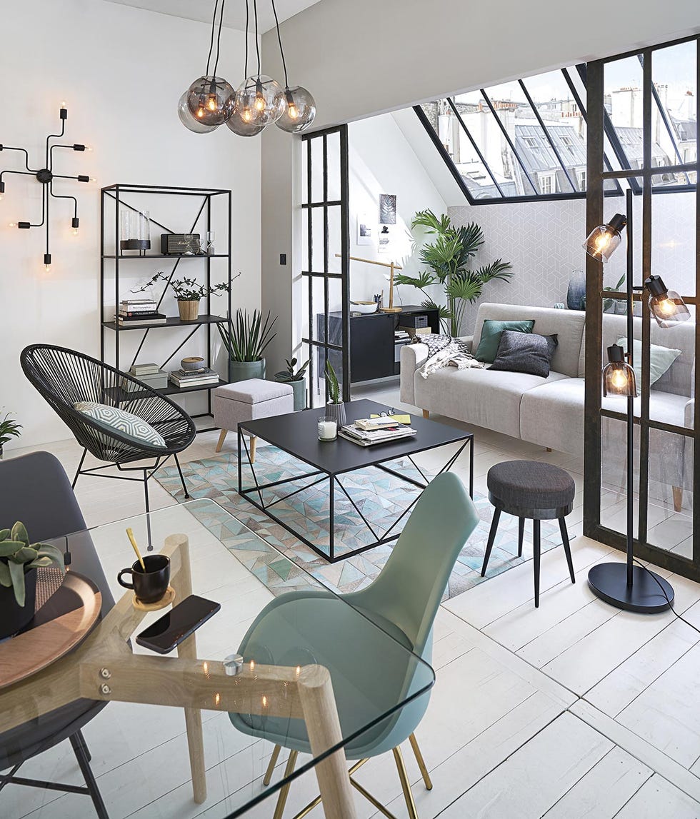 espacios integrados salón con terraza cerrada