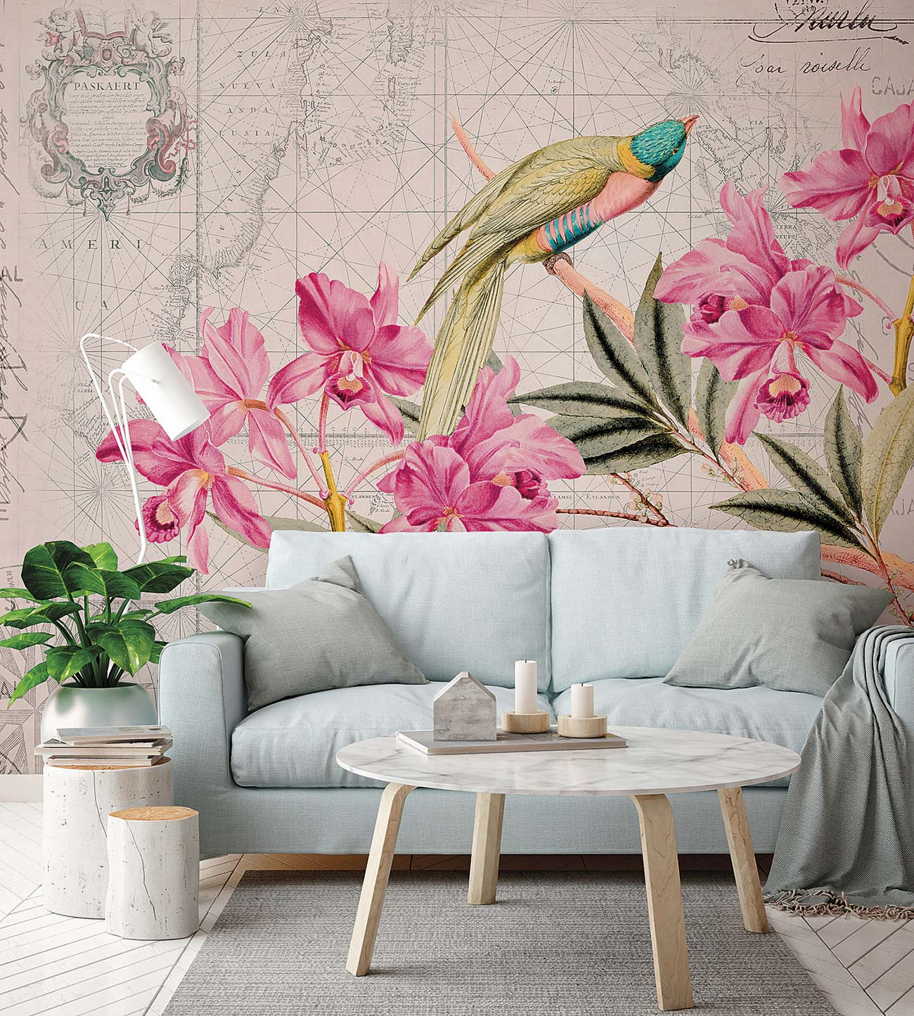 salón fresco de verano