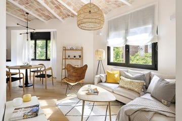 cómo crear una lámpara de yute de techo diy para decorar el salón, el dormitorio o la terraza