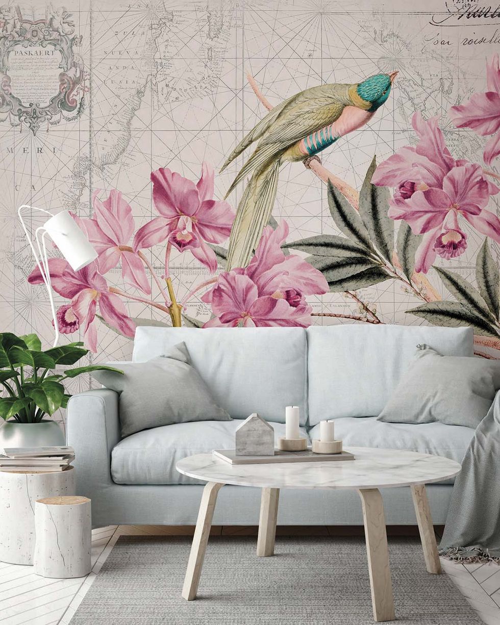 Ideas de decoración para paredes con papel pintado