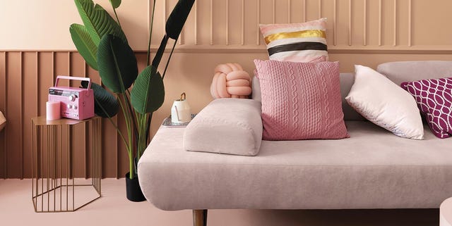 Salón en tonos rosa salón en tonos rosa