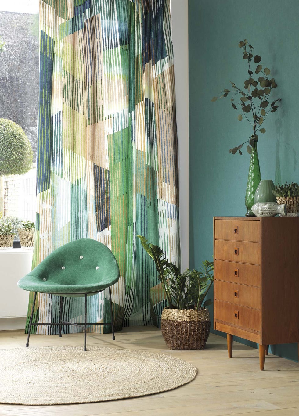 Decorar el salón: verde