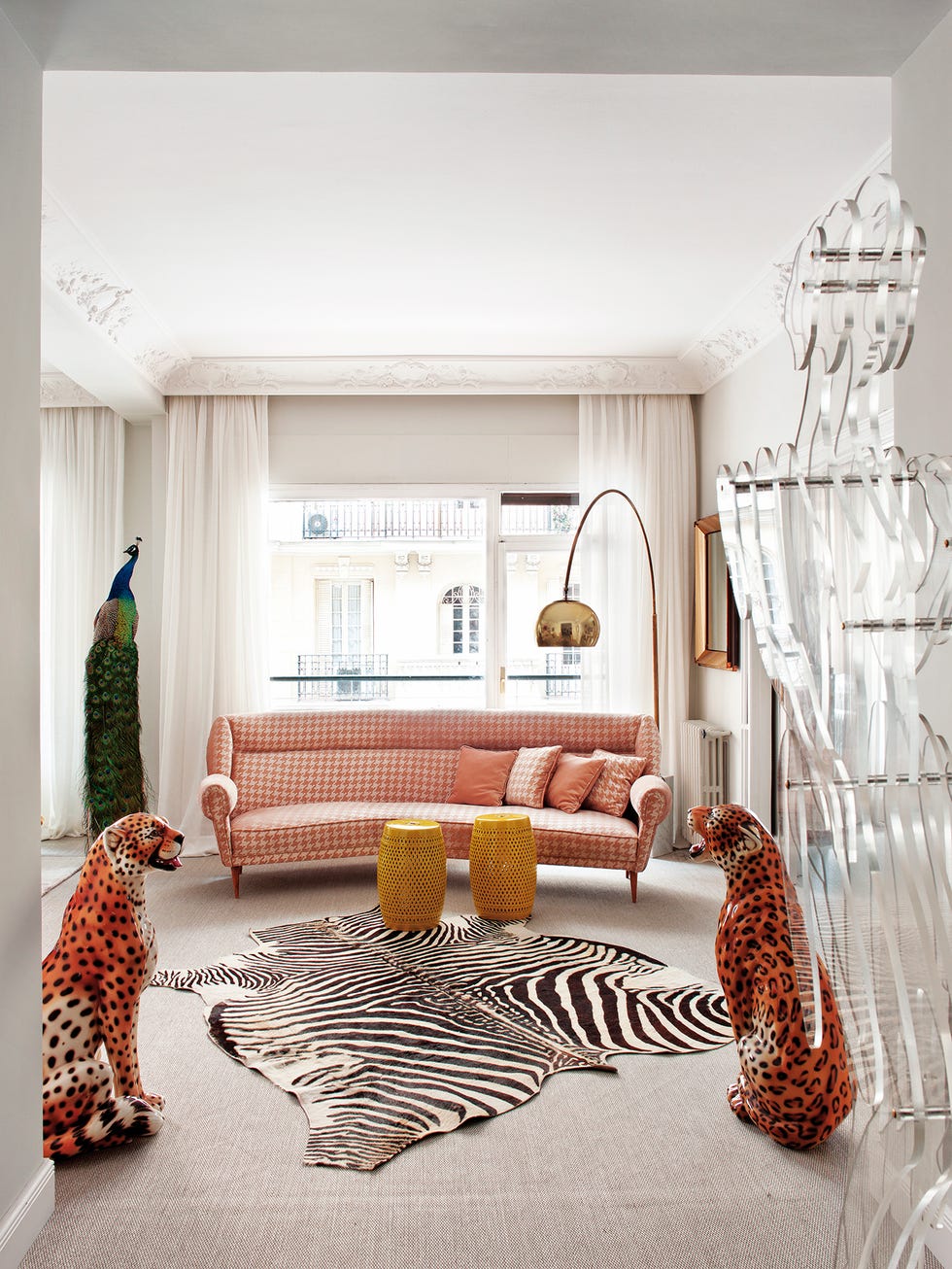 decoración estilo glam