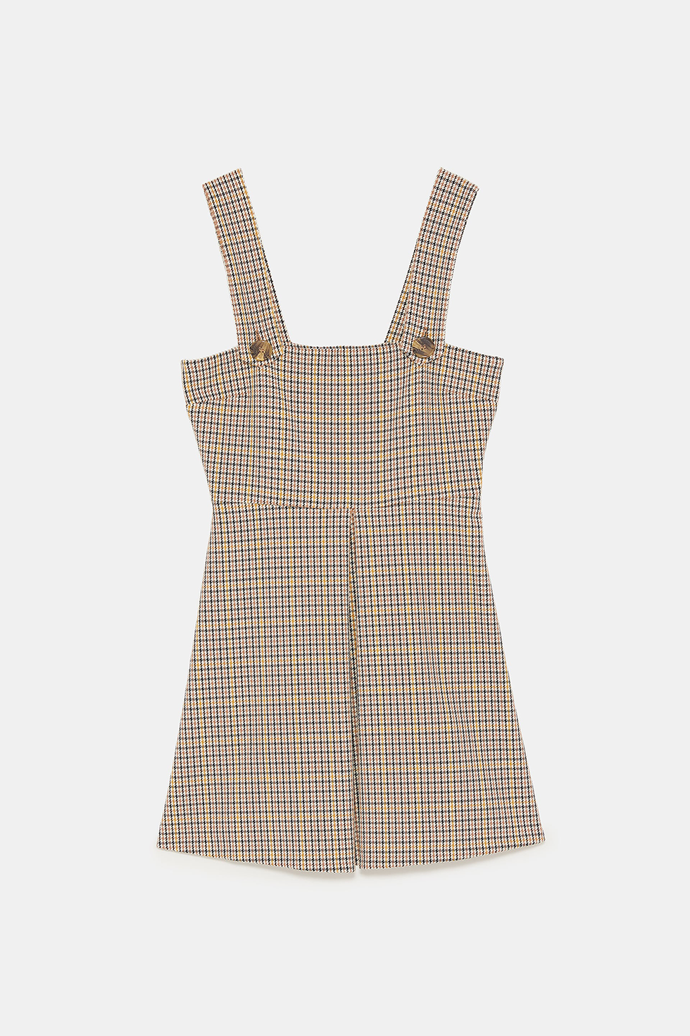 Clothing, White, Beige, Dress, Pattern, Plaid, Design, Outerwear, Day dress, camisoles, 