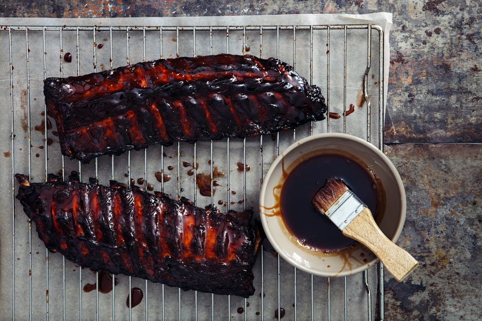 costillas con salsa barbacoa