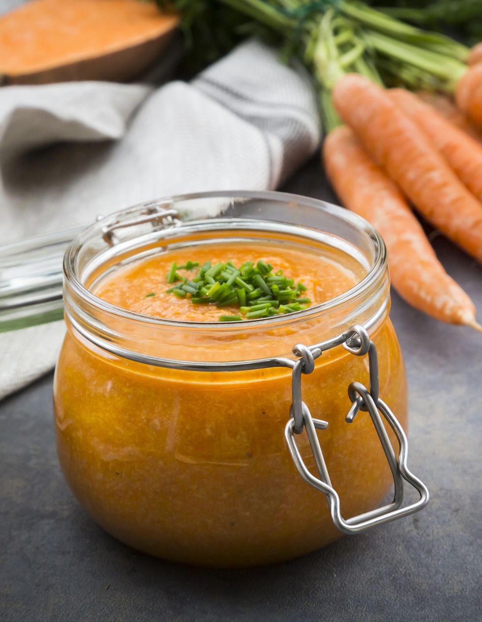 salsa de zanahoria y jengibre