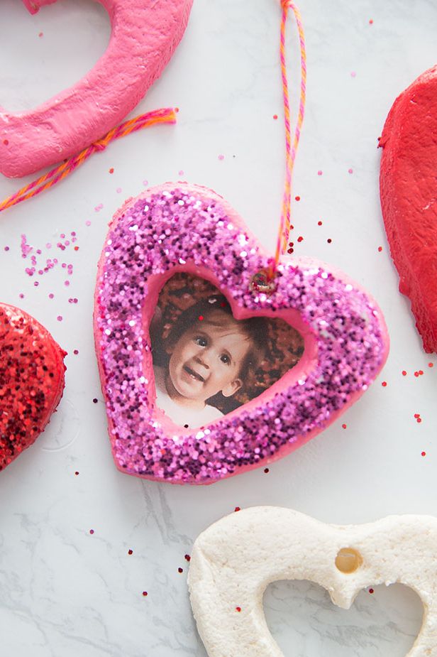 valentine's day heart crafts salt dough