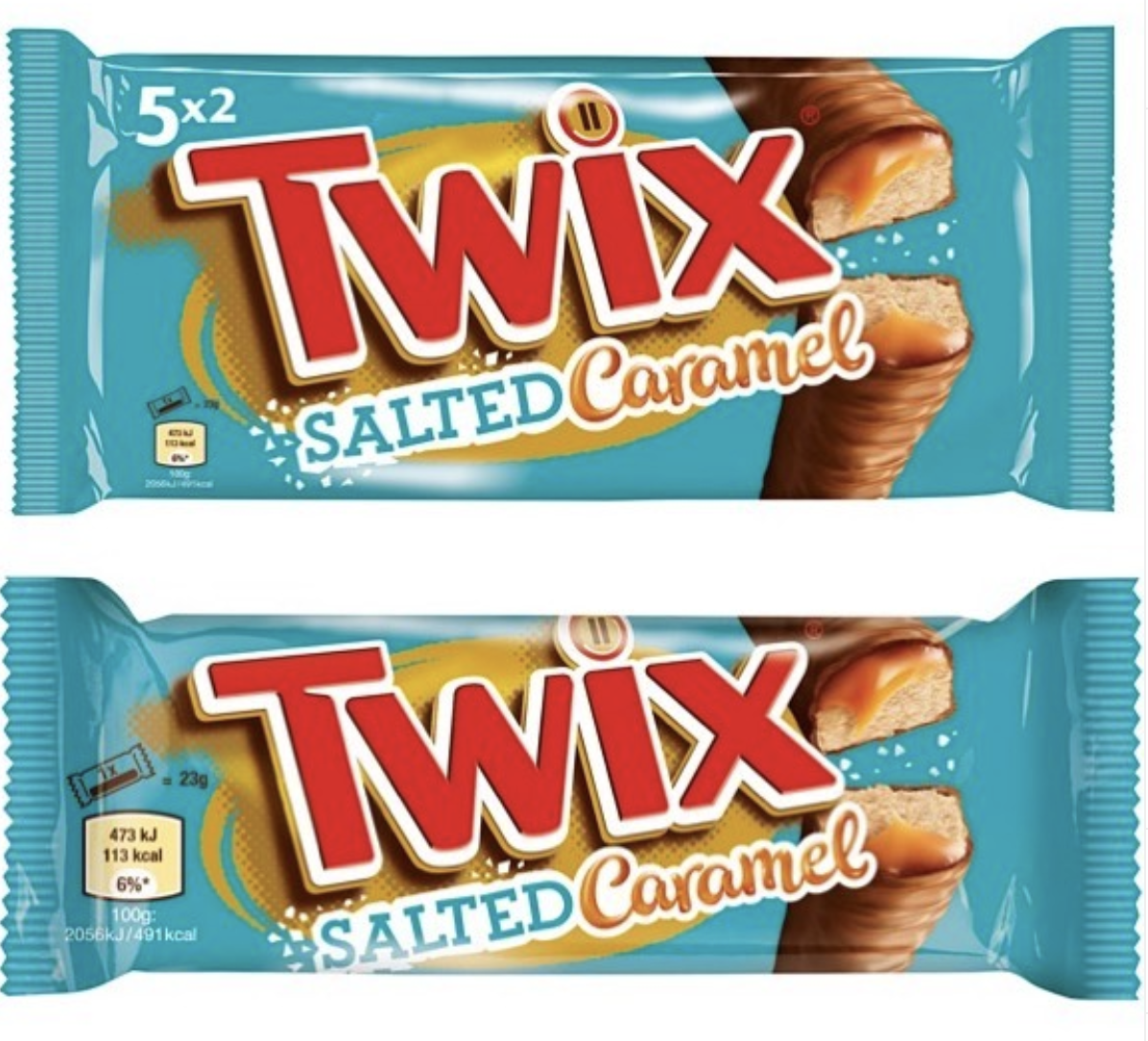 Salted shop caramel twix