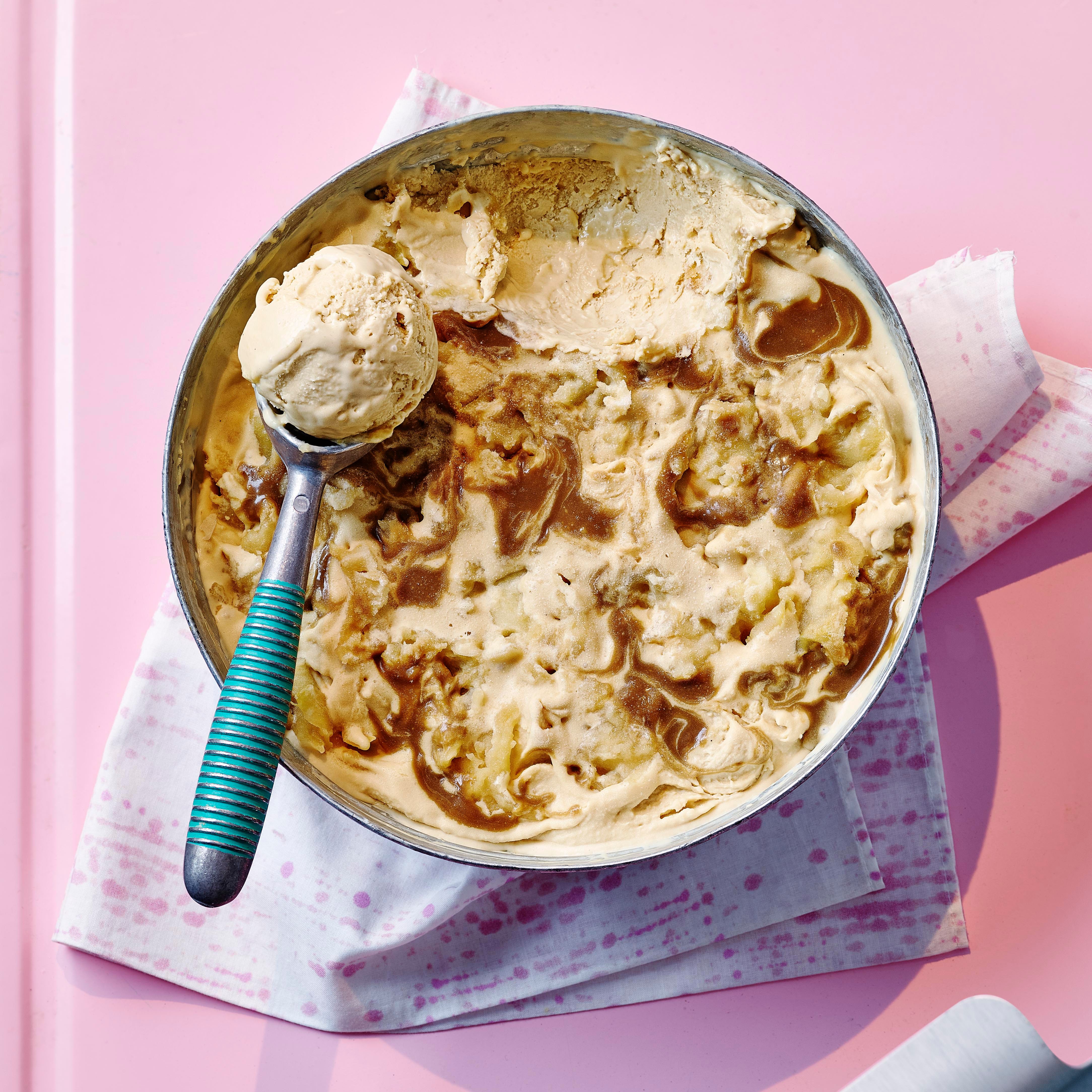 salted toffee apple ice cream