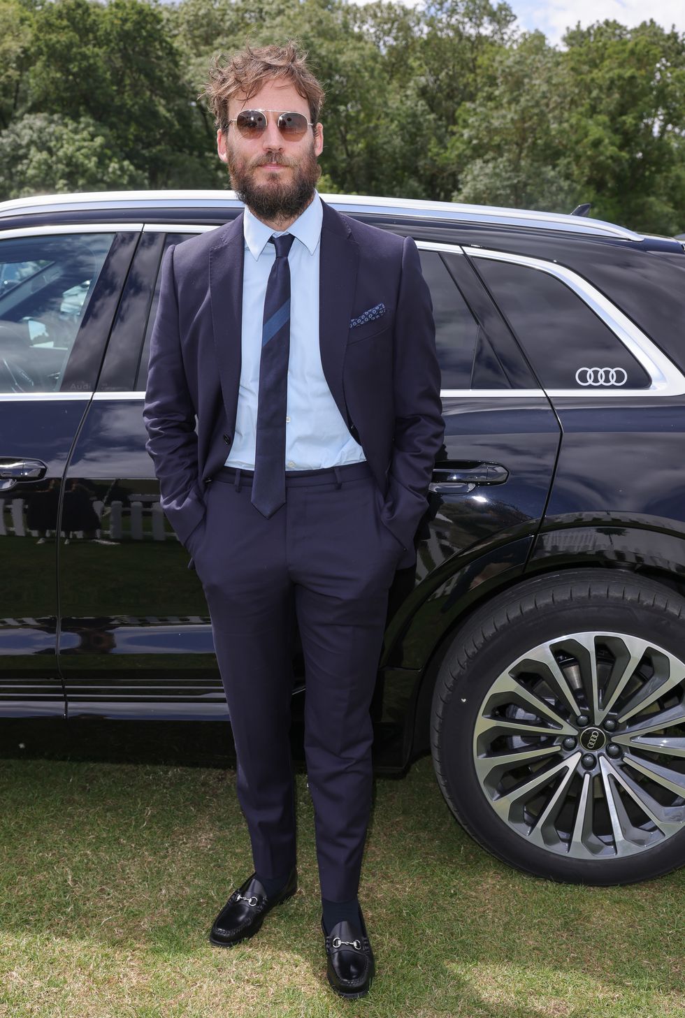 audi at the royal charity polo cup 2023 with hrh the prince of wales