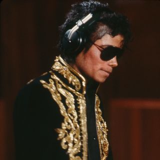 1985   hollywood, california, united states popular recording artists put aside their egos to record a song to benefit africa artists recorded "we are the world", at am studios in hollywood produced and conducted by quincy jones, the song was written by lionel richie and michael jackson sam emersonpolaris