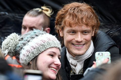 filming of netflix series outlander takes place in glasgow