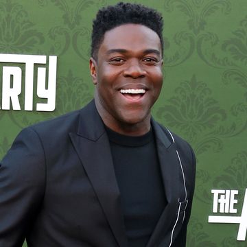 sam richardson attends premiere for apple tvs the afterparty dressed in all black, june 2023