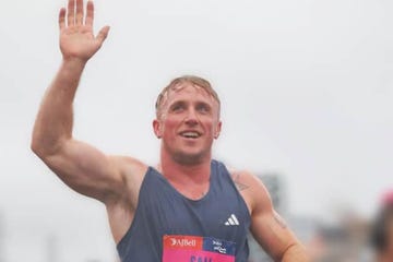 sam weallans at the great north run