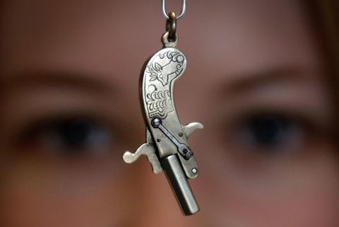gun amnesty  miniature gun, half inch kolibri pistol, antique pistol