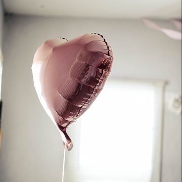 Pink, Room, Heart, Still life photography, Balloon, Interior design, Photography, 