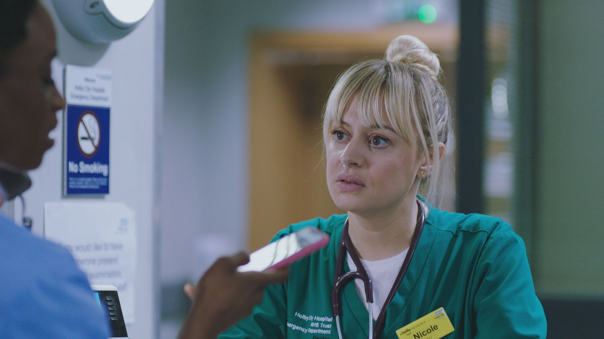 Casualty - Sammy T Dobson Explains Huge Nicole Story