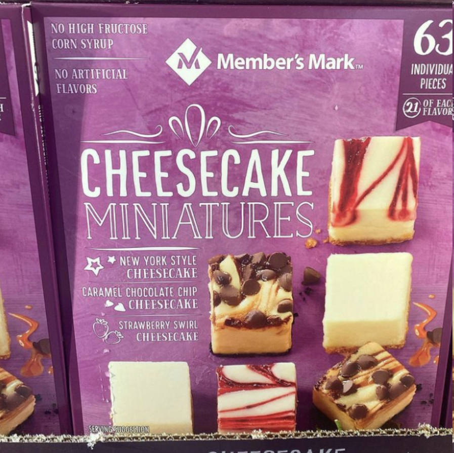 Sam's Club Sells A Box Of 63 Mini Cheesecake Bites