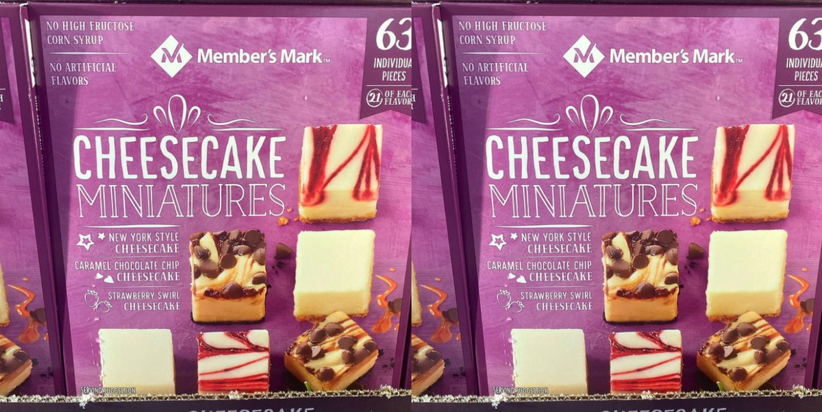 Sam’s Club Sells A Box Of 63 Mini Cheesecake Bites