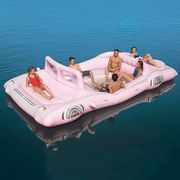 sam's club member's mark retro pink limo island pool float