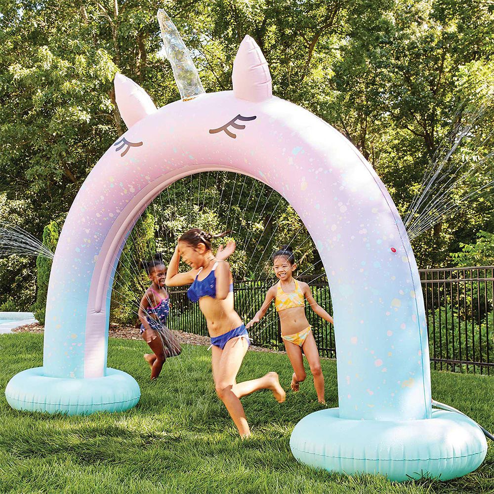 member's mark giant inflatable unicorn arch sprinkler from sam's club