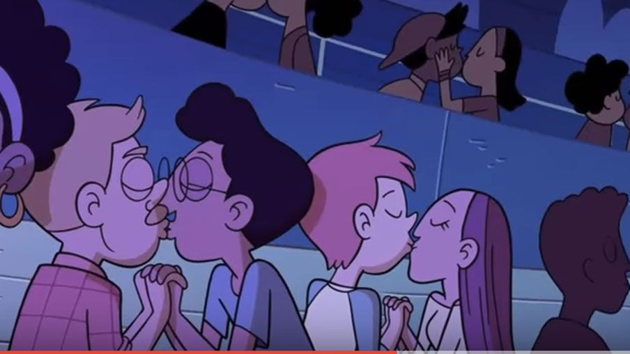 904px x 508px - Disney Channel Just Aired A Same-Sex Kiss for the First Time Ever-Watch two  same-sex couples kiss in Disney animated show