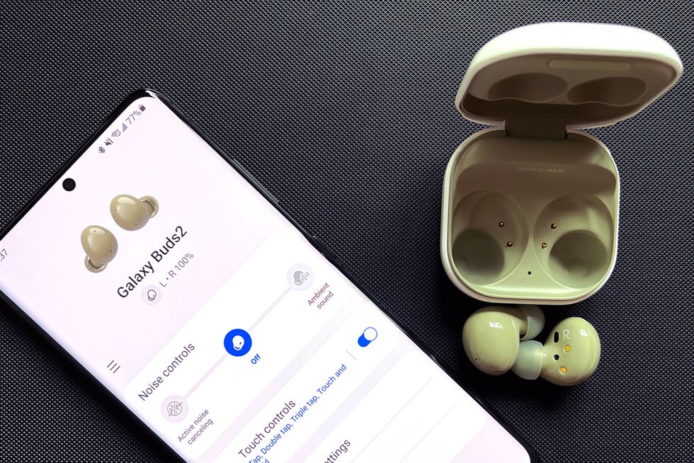 samsung galaxy buds 2 with app noise controls