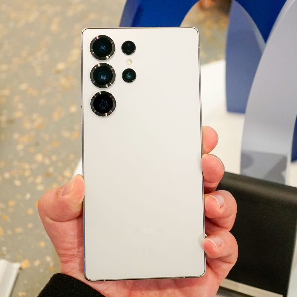 smartphone showcasing a sleek design with multiple camera lenses on the back