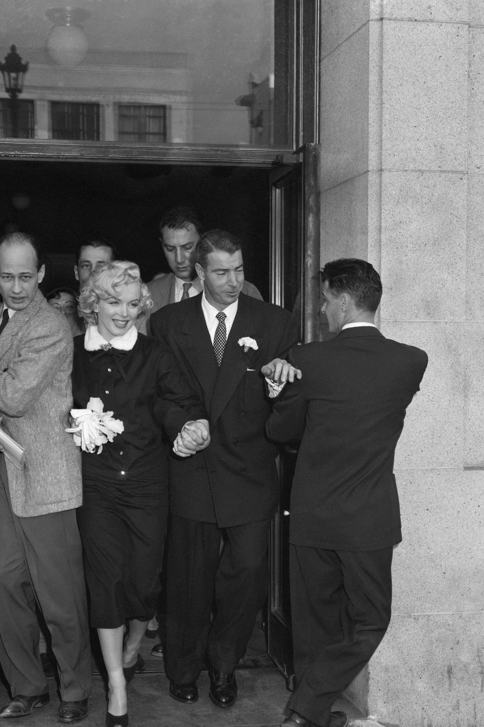 Marilyn Monroe Married Joe DiMaggio at San Francisco City Hall