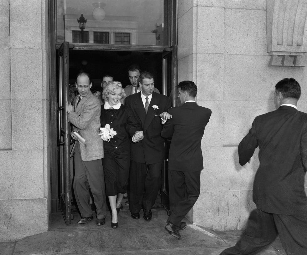 Marilyn Monroe Married Joe DiMaggio at San Francisco City Hall