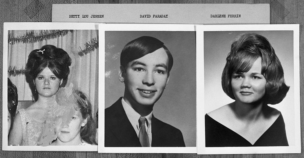 victims of the zodiac killer are seen in side by side photographs