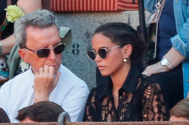 ortega cano y gloria camila en la feria de san isidro