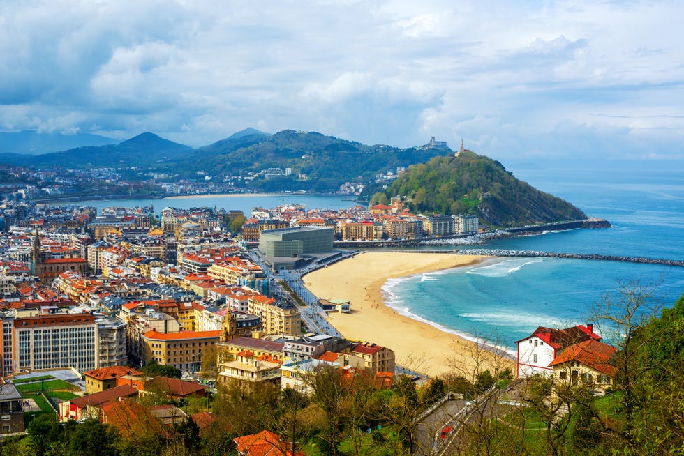 san sebastian donostia city, basque country, spain