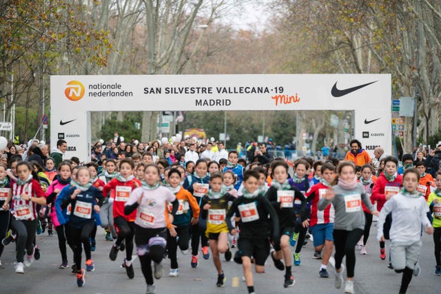 2000 niños, san, silvestre, vallecana, mini