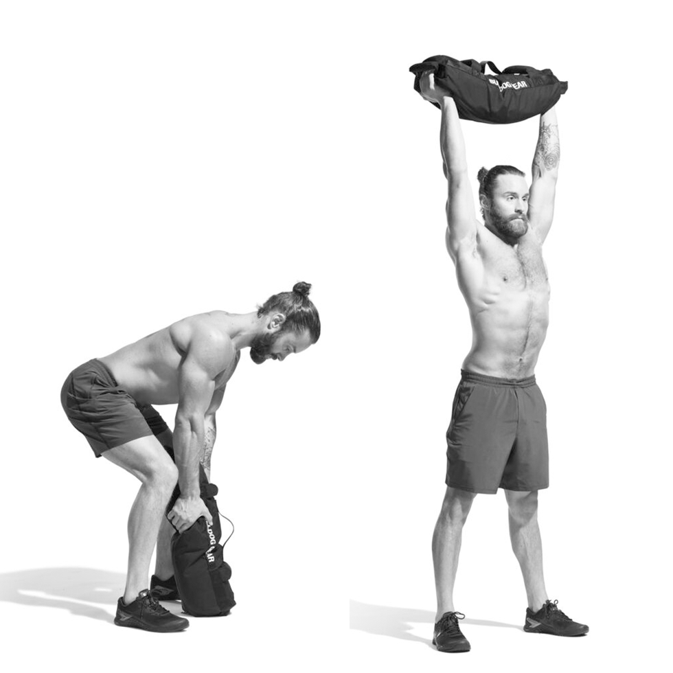 Build Raw Strength and Torch Calories at Home with Just a Sandbag