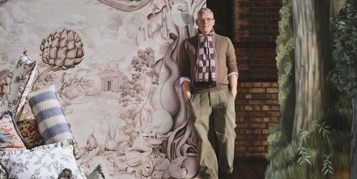 Fashion royalty Giles Deacon reveals his fabrics and wallpapers for Sanderson
