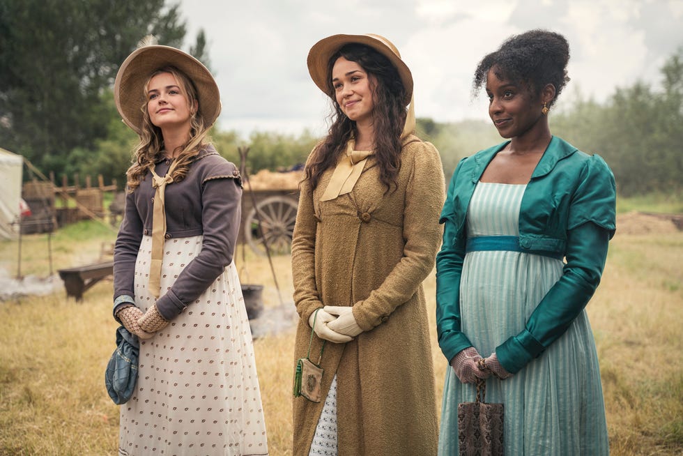 sanditon temporada 2 rosie graham, rose williams y crystal clarke